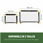 Umbro Cage de Foot 50 x 44 x 44 cm - Ensemble de 2 Buts de Foot - Mini But Pliable - Kit Entrainement Football pour Enfants et A