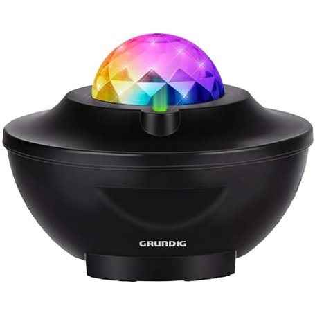 GRUNDIG Projecteur Ciel Etoile - Projecteur Galaxy avec Fonction Bluetooth - 10 LED Couleurs - Télécommande - Chargement USB
