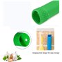 Éplucheur d'ail en Silicone,3 Pièces Silicone L'ail Éplucheur Rouleau,Silicone Ail Épluche,Ustensiles de Cuisine Jaune/Vert/Noir