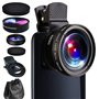 2 en 1 Kit de Lentilles de Caméra pour Téléphone Portable