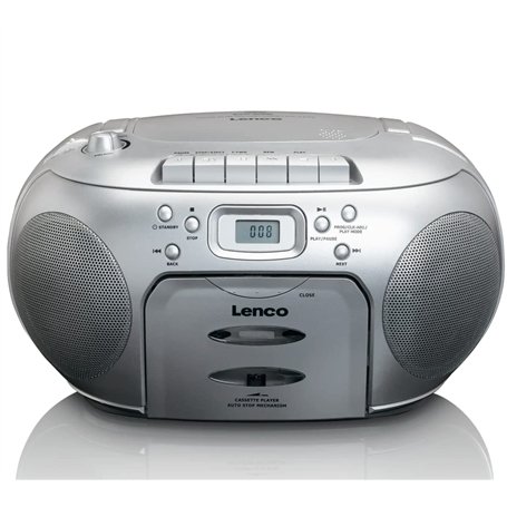 Lenco SCD-42 Argent - Systèmes stéréo portables (FM