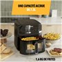 Tristar Friteuse à Air avec fenêtre de visualisation - 10 programmes de cuisson - Revêtement antiadhésif - Protection contre la