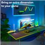 CALEX Smart Gaming - Barre LED Gaming pour Écran - Compatible Razer Chroma - Smart Home - Synchronisation RGBIC pour PC - Music 