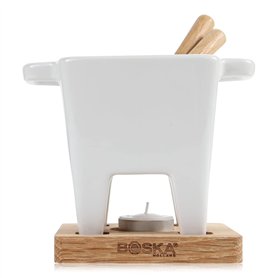 Boska Tapas Fondue Bianco - Blanc - Pour 174 grammes de fromage fondu - 300 ml Contenu