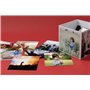 Canon Photo Cube Creative Pack, Blue - PP-201 Glossy II Photo Paper 5x5" (40 Sheets) + Photo Frame - Compatible with Canon PIXMA