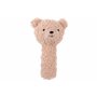 Jollein Hochet pour bébé - Ours en peluche - Rose sauvage - Boucle - 100% polyester - 22 x 9 x 20 cm