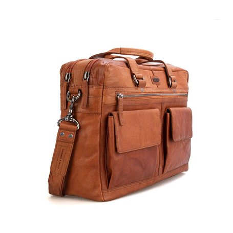 Spikes & Sparrow Serviette - Porte-documents cuir 41 cm compartiment ordinateur portable