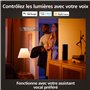 Philips Hue pack de 3 spots encastrés connectés, 90mm, White & Color Light, Compatible Bluetooth, Contrôle vocal avec Alexa, App