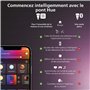 Philips Hue White & Color Ambiance Centris 3 spots, régulable, 16 millions de couleurs, contrôlable par application, compatible