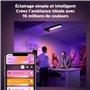 Philips Hue White & Color Ambiance Centris 3 spots, régulable, 16 millions de couleurs, contrôlable par application, compatible