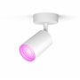 Philips Hue White & Color Ambiance Fugato Spot 1 flg. blanc 1x350lm, réglable, 16 millions de couleurs, contrôlable avec l'app,