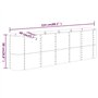 Bussandri Exclusive - Jardinière 224x40x68 cm acier enduit de poudre vert