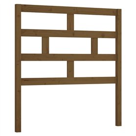 Tête de lit Marron miel 81x4x100 cm Bois massif de pin