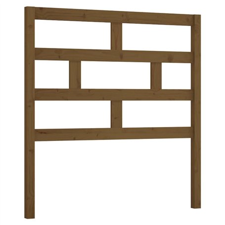 Tête de lit Marron miel 81x4x100 cm Bois massif de pin
