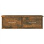 Armadietto Parete Rovere Fumo 60x26x18,5cm Legno Ingegnerizzato