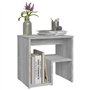 Comodino Grigio Sonoma 40x30x40 cm in Legno Multistrato