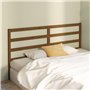 Tête de lit Marron miel 206x4x100 cm Bois massif de pin