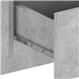 Comodini a Muro 2 pz Grigio Cemento