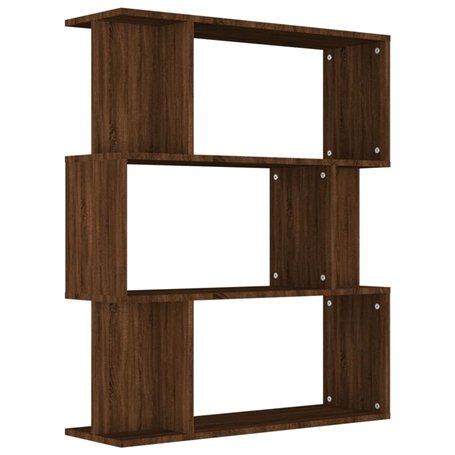 vidaXL Libreria/Divisorio Rovere Marrone 80x24x96 cm Legno Multistrato