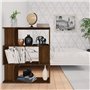vidaXL Libreria/Divisorio Rovere Marrone 80x24x96 cm Legno Multistrato
