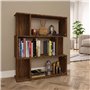vidaXL Libreria/Divisorio Rovere Marrone 80x24x96 cm Legno Multistrato