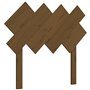 Tête de lit Marron miel 92x3x81 cm Bois massif de pin