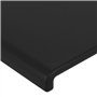 Têtes de lit 2 pcs Noir 100x5x78 88 cm Similicuir