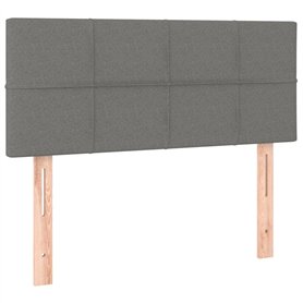 Tête de lit Gris foncé 100x5x78 88 cm Tissu