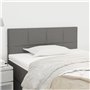 Tête de lit Gris foncé 100x5x78 88 cm Tissu