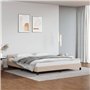 Giroletto con Testiera Cappuccino 160x200 cm in Similpelle