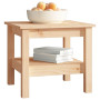 vidaXL Table Basse Table d'Appoint Rangement Table Centrale Bout de Canapé Salon Salle de Séjour Intérieur 45x45x40 cm Bois Mass