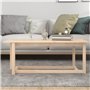 vidaXL Tavolino da Salotto 110x55x45 cm Legno Massello di Pino