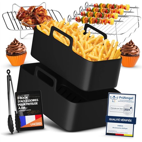 UNBOX Accessoires Air Fryer pour Moulinex Easy Fry Dual Friteuse 8