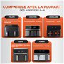 UNBOX Accessoires Air Fryer pour Moulinex Easy Fry Dual Friteuse 8,3L - Accessoires Friteuse sans Huile avec Plat Silicone Air F