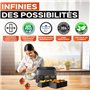 UNBOX Accessoires Air Fryer pour Moulinex Easy Fry Dual Friteuse 8,3L - Accessoires Friteuse sans Huile avec Plat Silicone Air F