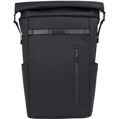 Tommy Hilfiger Sac à Dos Homme Rolltop Backpack avec Compartiment pour Ordinateur Portable