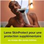 PHILIPS Oneblade Lame de Rechange Skinprotect pour Rasoir Électrique et Tondeuse Oneblade, Acier Inoxydable Durable, pour Coupe
