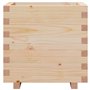 vidaXL Jardinière 50x50x49,5 cm Bois de pin Massif, jardinière d'extérieur, bac à Fleurs, boîte à Plantes, jardinière de terrass