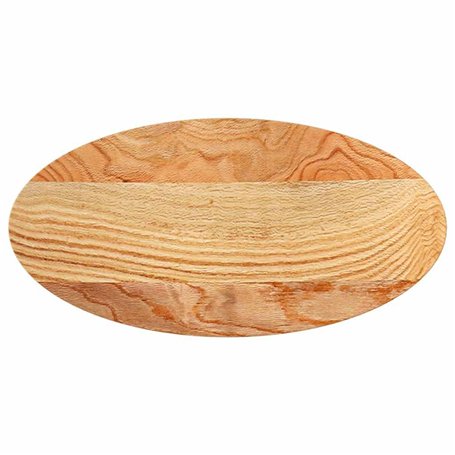 vidaXL Dessus de Table 80x40x2 cm Bois de chêne Massif Ovale