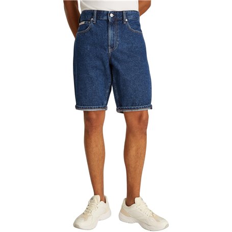 Calvin Klein Short en Jean Homme Regular en Coton