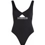 Calvin Klein Maillot de Bain Femme One Piece Dos Nu, Noir (Pvh Black), M