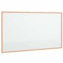 vidaXL Tableau blanc magnétique avec cadre bois de pin massif 100x55cm