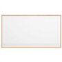 vidaXL Tableau blanc magnétique avec cadre bois de pin massif 100x55cm, tableau magnétique effaçable à sec, tableau magnétique,