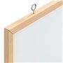 vidaXL Tableau blanc magnétique avec cadre bois de pin massif 100x55cm, tableau magnétique effaçable à sec, tableau magnétique,