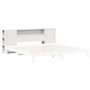 vidaXL Tête de lit avec Rangement Blanc 180 cm Bois Massif de pin, tête de lit en Bois, tête de lit avec Rangement, tête de lit