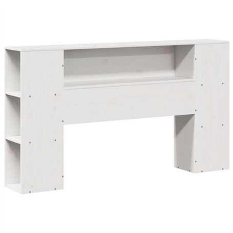 vidaXL Tête de lit avec Rangement Blanc 150 cm Bois Massif de pin