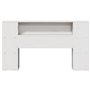 vidaXL Tête de lit avec Rangement Blanc 150 cm Bois Massif de pin, tête de lit en Bois, tête de lit avec Rangement, tête de lit