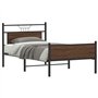 vidaXL Cadre de lit sans Matelas chêne Marron 100x200 cm