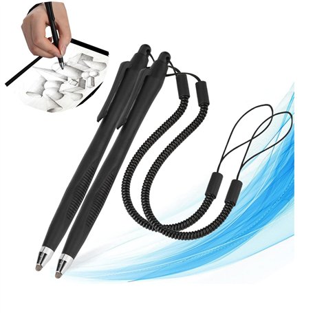 Queen.Y Lot de 2 Stylets rétractables pour écran Tactile Actif pour téléphone