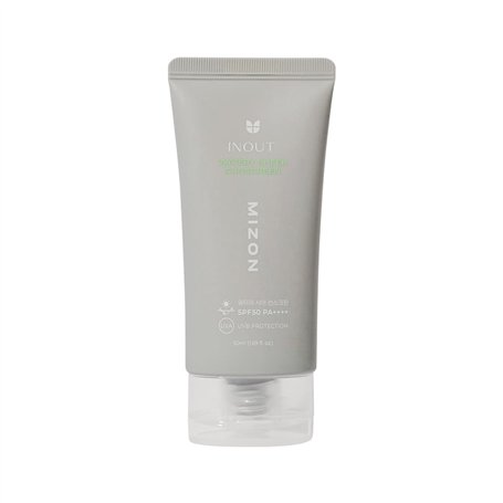 [MIZON] INOUT WATERY SHEER SUNSCREEN SPF50 PA++++ (50 ml) Soin coréen - Ultra hydratant - Protection solaire 24H - Convient aux